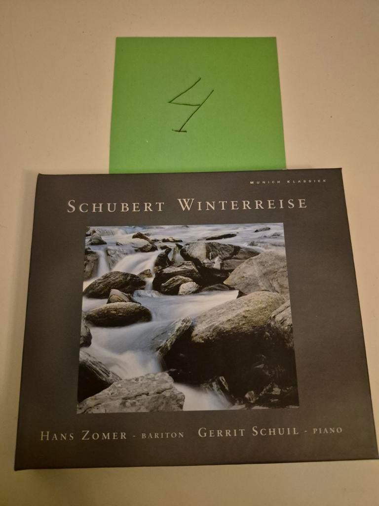 Schubert Winterreise CD - Hans Zomer & Gerrit Schuil, Cd's en Dvd's, Cd's | Klassiek, Ophalen of Verzenden, Romantiek, Zo goed als nieuw