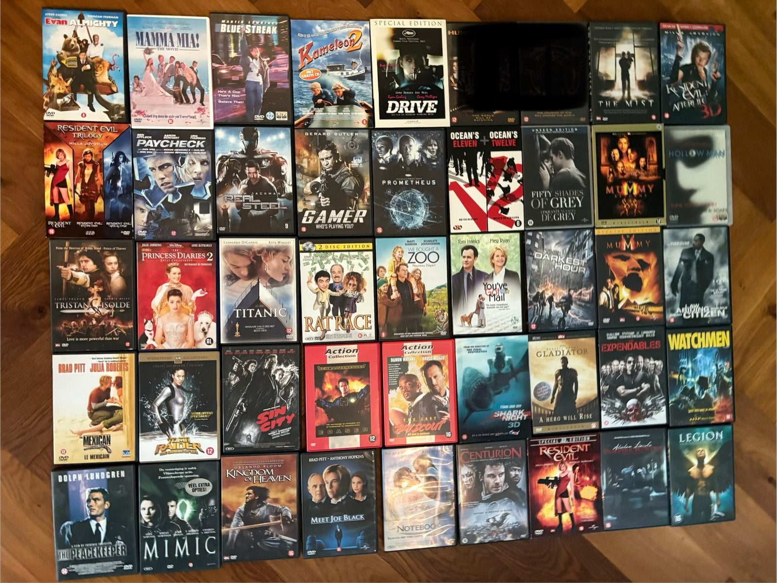 Grote collectie van 395 DVD’s, Ophalen, Alle leeftijden, Bonusmateriaal, Nederlands