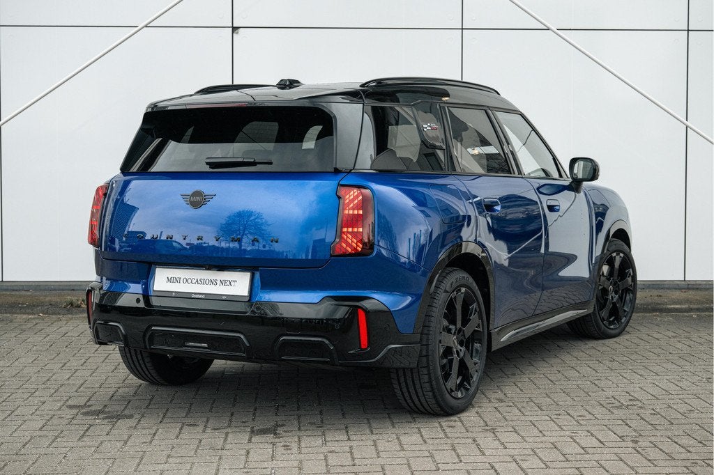 MINI Countryman E / John Cooper Works / Pakket L / 19" JCW R, Auto's, Mini, Gebruikt, Countryman, Met garantie (alle), Leder en Stof
