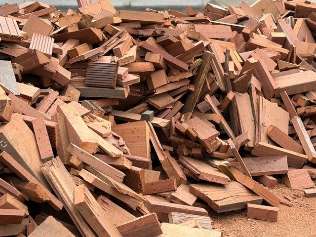 haardhout stookhout kachelhout hardhout mix bigbag hout, 6 m³ of meer, Ophalen, Blokken