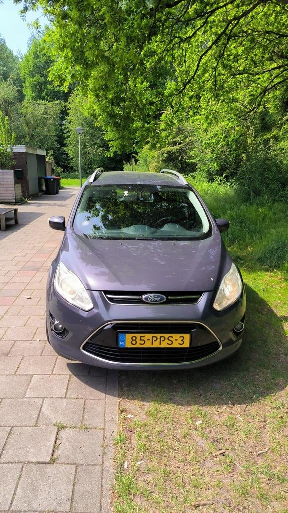 Ford Grand C-Max 1.6 Ti-vct 77KW 2011 Grijs, Auto's, Ford, Particulier, Grand C-Max, Benzine, B, MPV, Handgeschakeld, Origineel Nederlands