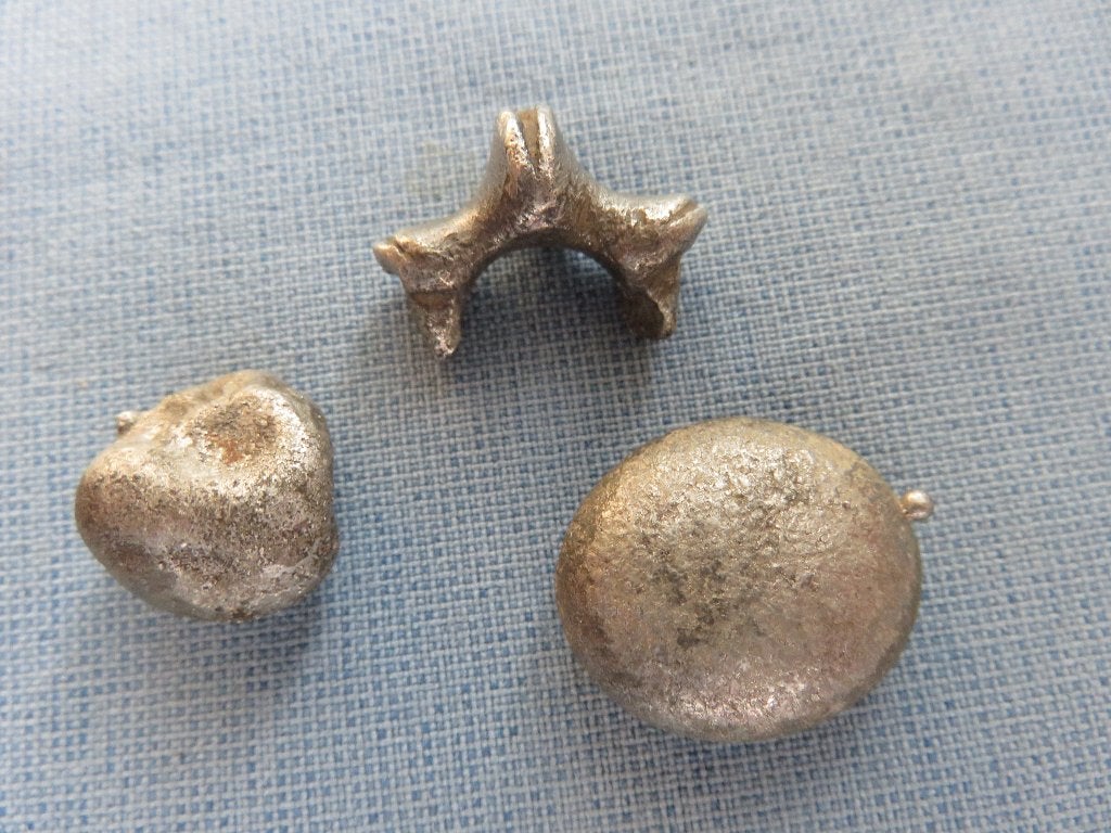 Keltisch objecten in zilver - 1e - eeuw B.C. - bodemvondst, Ophalen of Verzenden, Zilver
