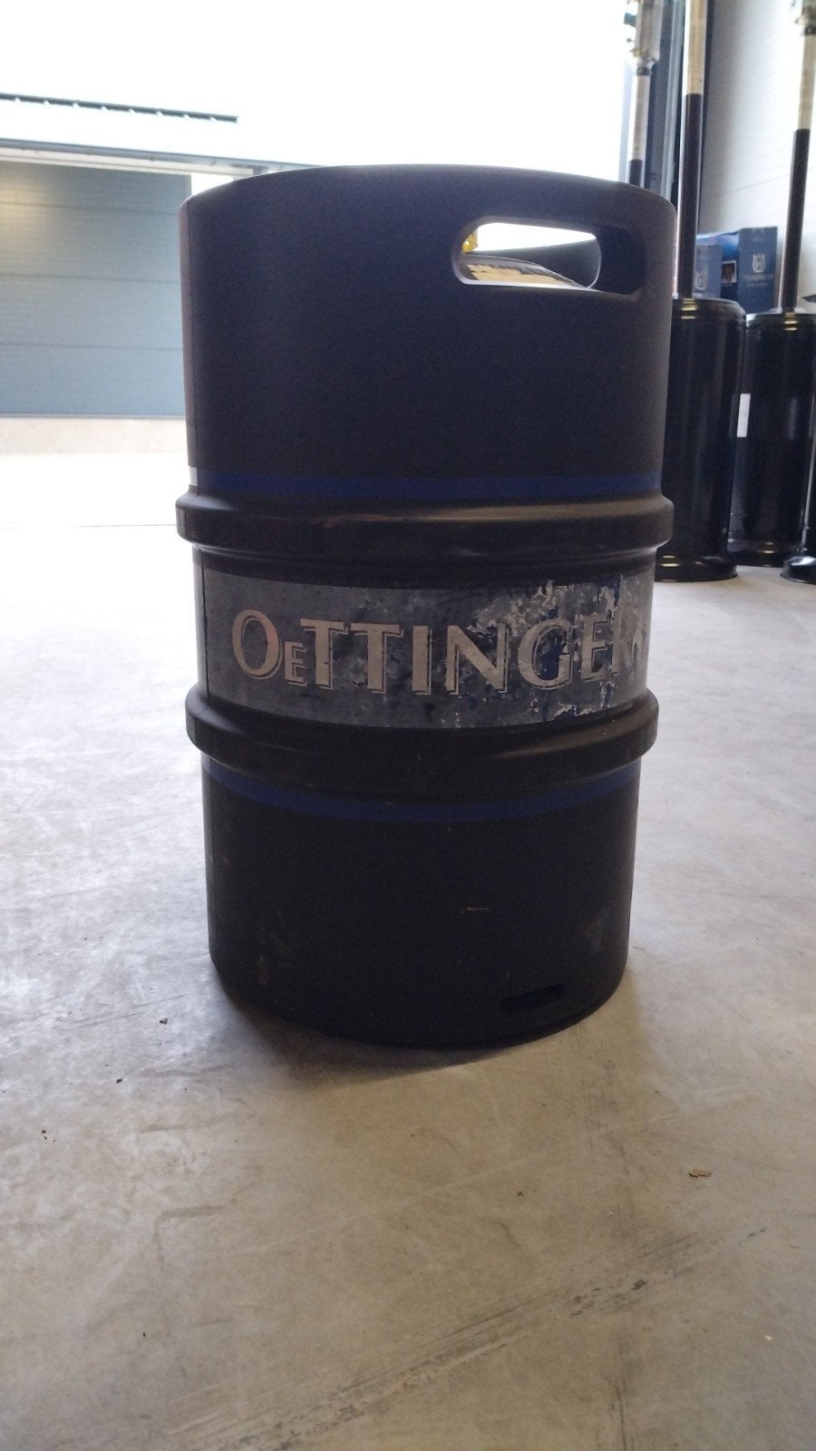 50L Oetinger Bierfust, Ophalen