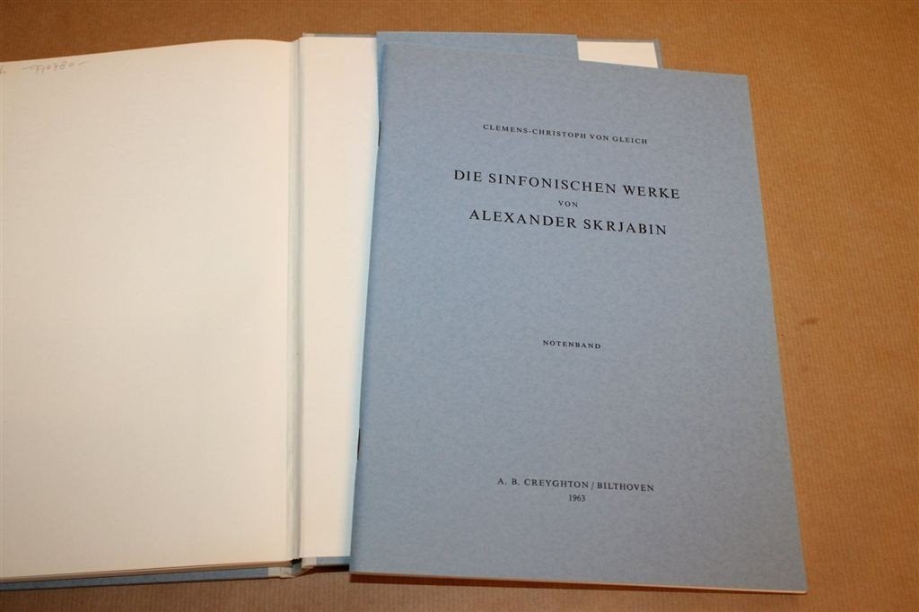 Die sinfonischen Werke von Skrjabin — Muziekanalyse 1963, Ophalen of Verzenden, Gelezen, Artiest
