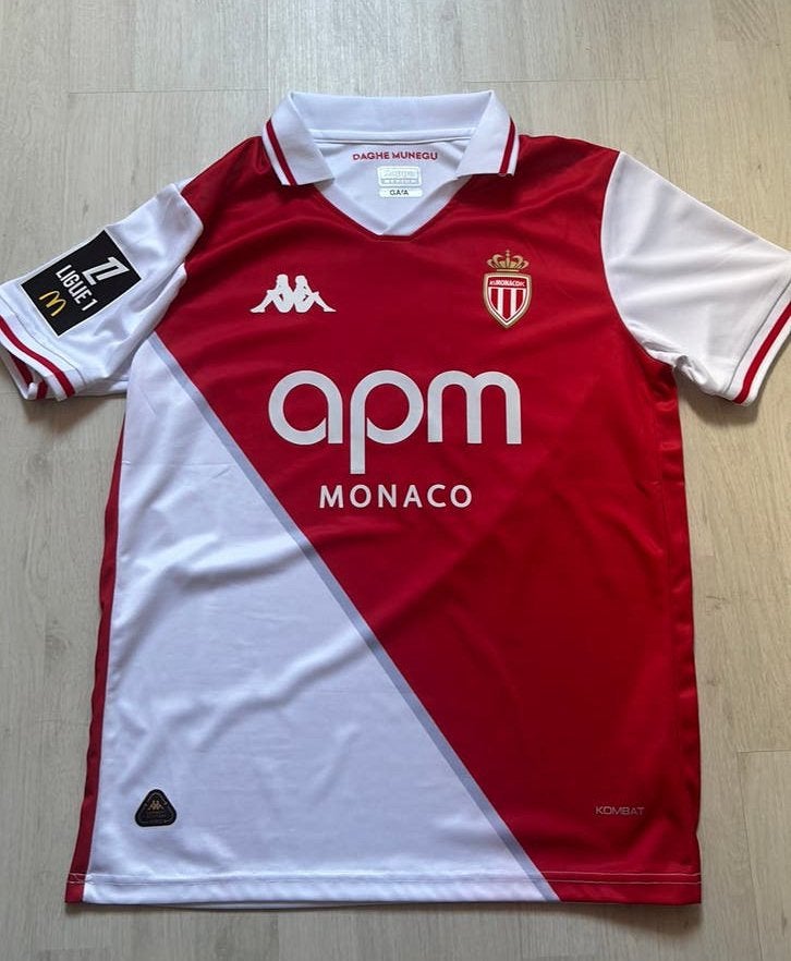 AS Monaco shirt Pogba maat M 25/26, Ophalen, Zo goed als nieuw, Shirt