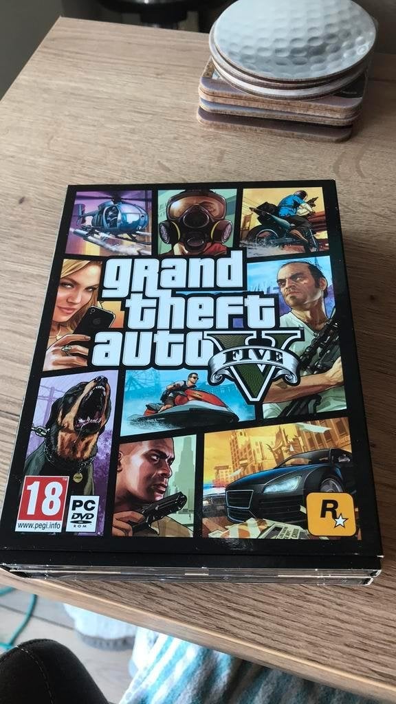 Grand theft auto 5 pc cd rom, Spelcomputers en Games, 1 speler, Ophalen of Verzenden, Zo goed als nieuw, Vanaf 18 jaar