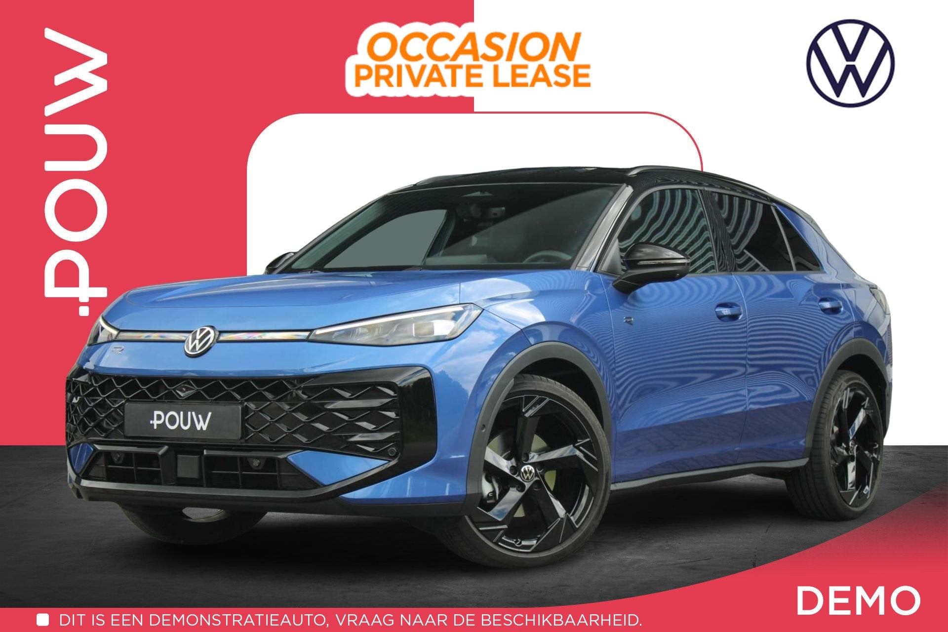 Volkswagen T-Roc 1.5 eTSI 150pk DSG R-Line First Edition | H, Auto's, 1498 cc, Euro 6, 4 cilinders, Blauw