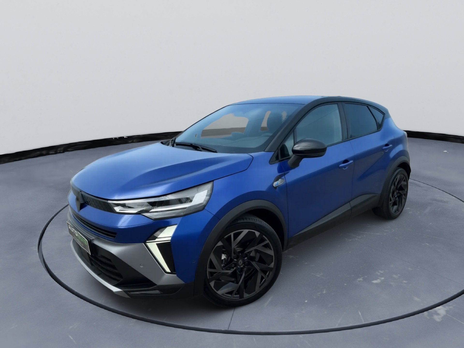 Renault Captur 1.6 E-Tech full hybrid 145 esprit Alpine 19", Auto's, 1345 kg, Stof, Gebruikt, Zwart