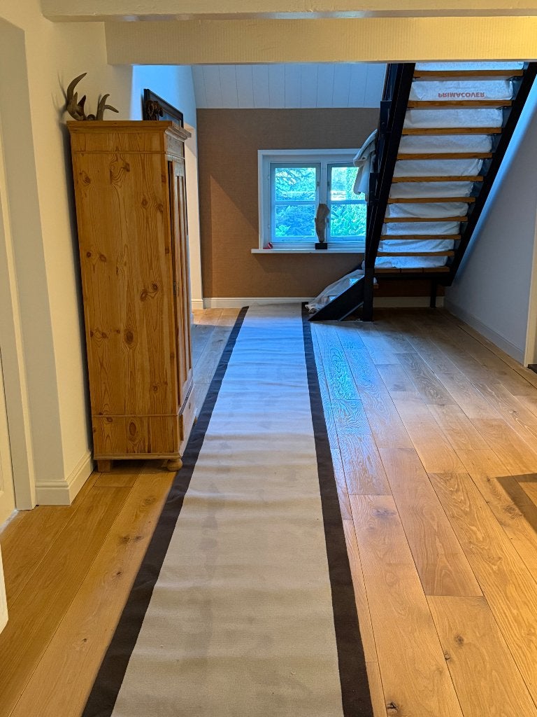 Traploper, Ophalen, 50 tot 100 cm, Beige, Rechthoekig