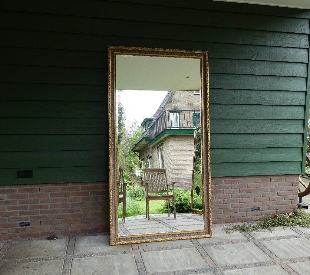 Spiegel met lijst, 60x85 en 92x198 cm. KIJK NU! 2 STUKS., Ophalen