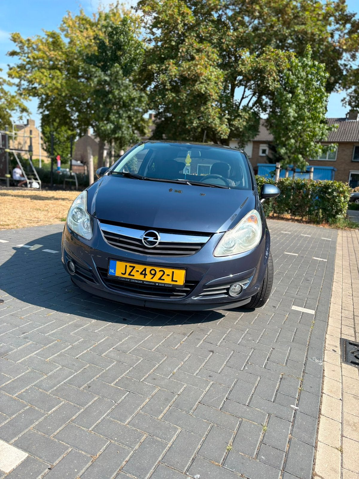 Opel Corsa 1.2, Stof, Zwart, 4 cilinders, 1229 cc