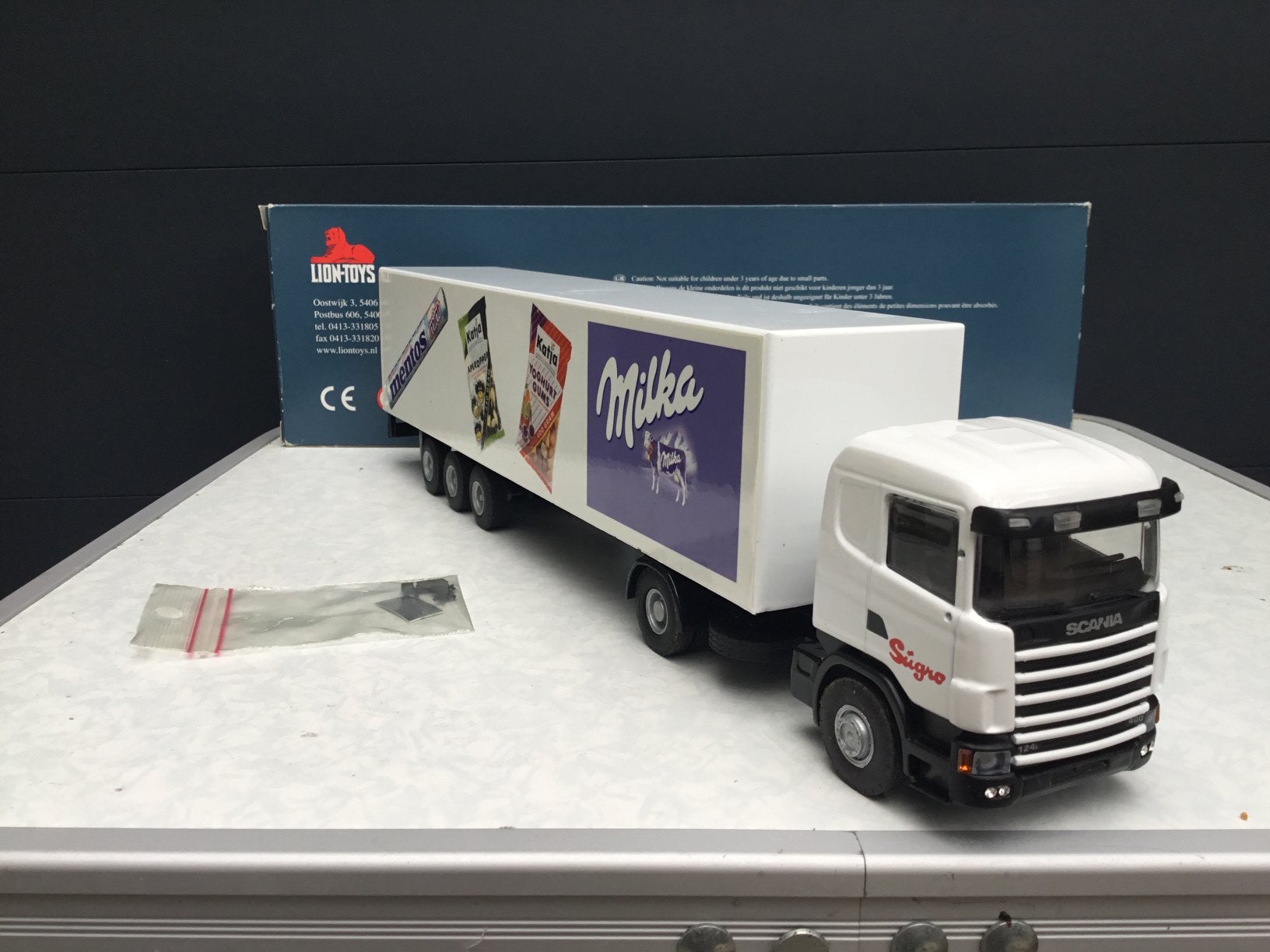 Lion Car Scania 124L / 400 Sugro, Ophalen of Verzenden, Nieuw, Bus of Vrachtwagen, Lion Toys
