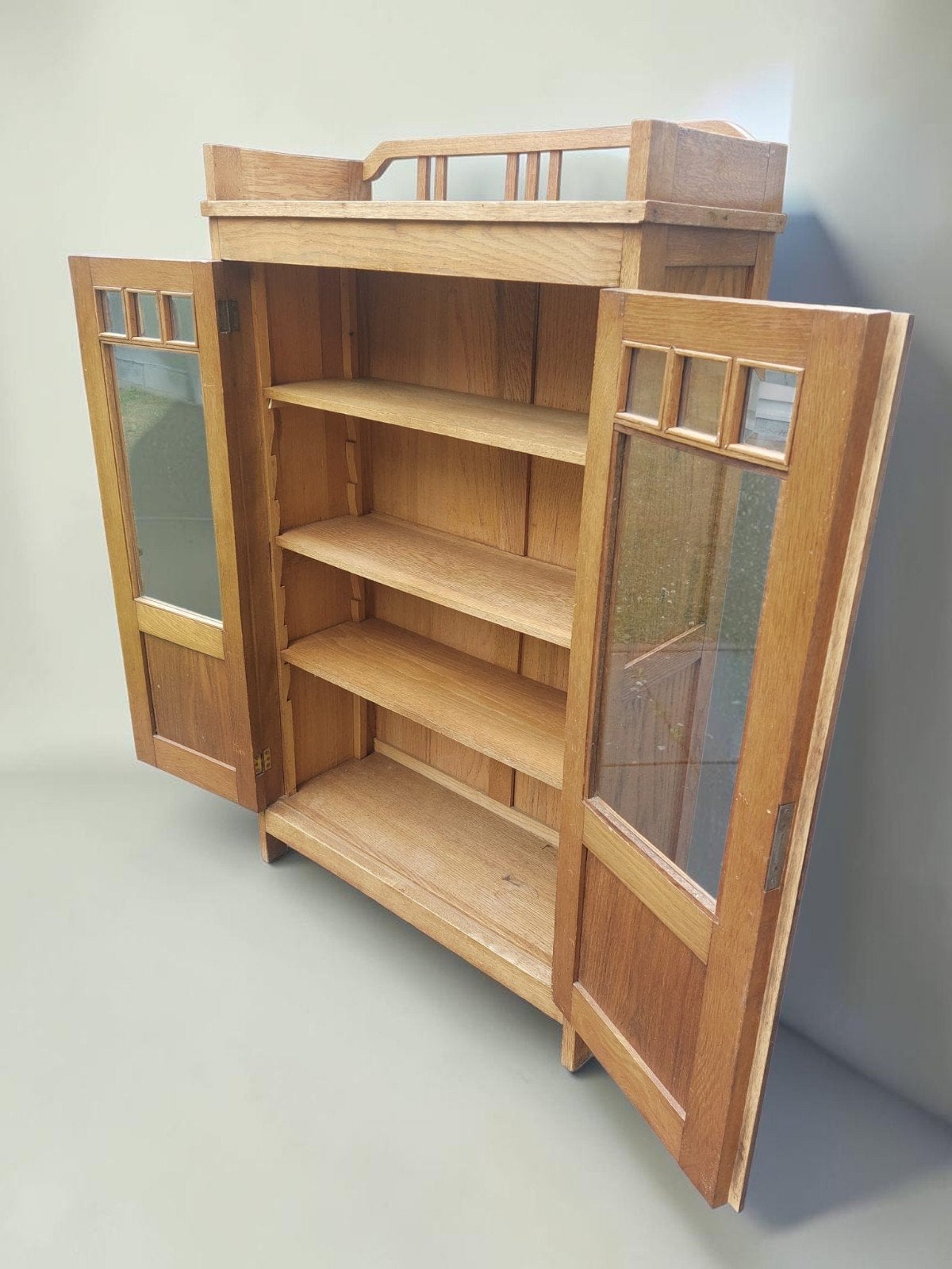 Art Deco Boekenkastje – Amsterdamse School kastje 1920, Antiek en Kunst, Antiek | Meubels | Kasten, Ophalen