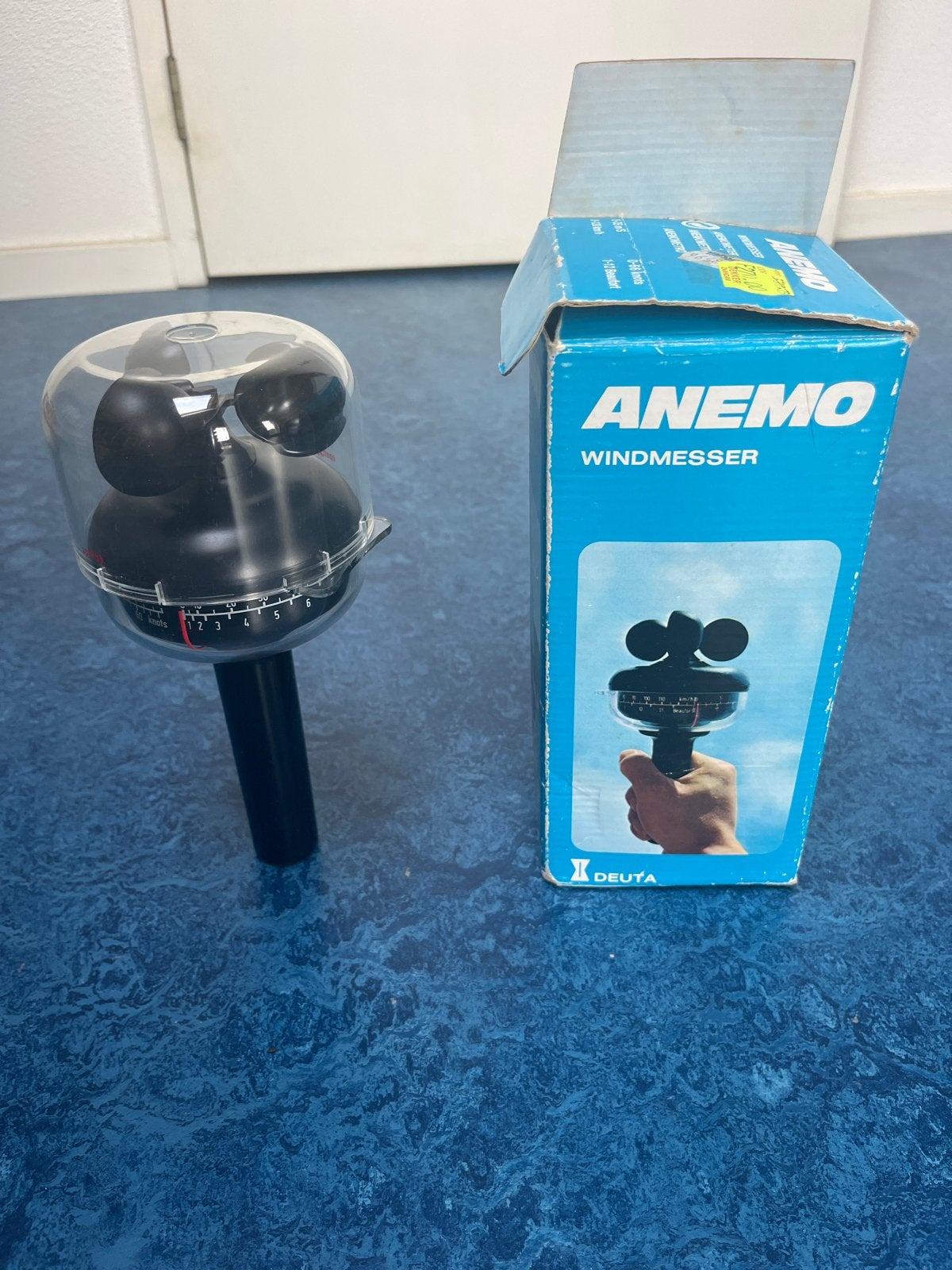 Anemo Windmeter - Draagbare Windmeter met Doos, Ophalen of Verzenden, Gebruikt, Weerstation