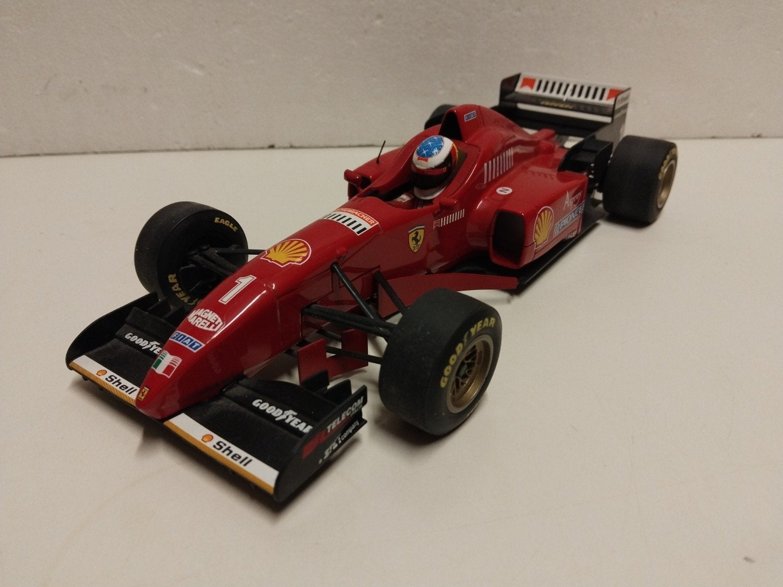 Ferrari F310 M.Schumacher #1 Minichamps 1:18 KRD, Ophalen of Verzenden, Zo goed als nieuw, Auto, MiniChamps