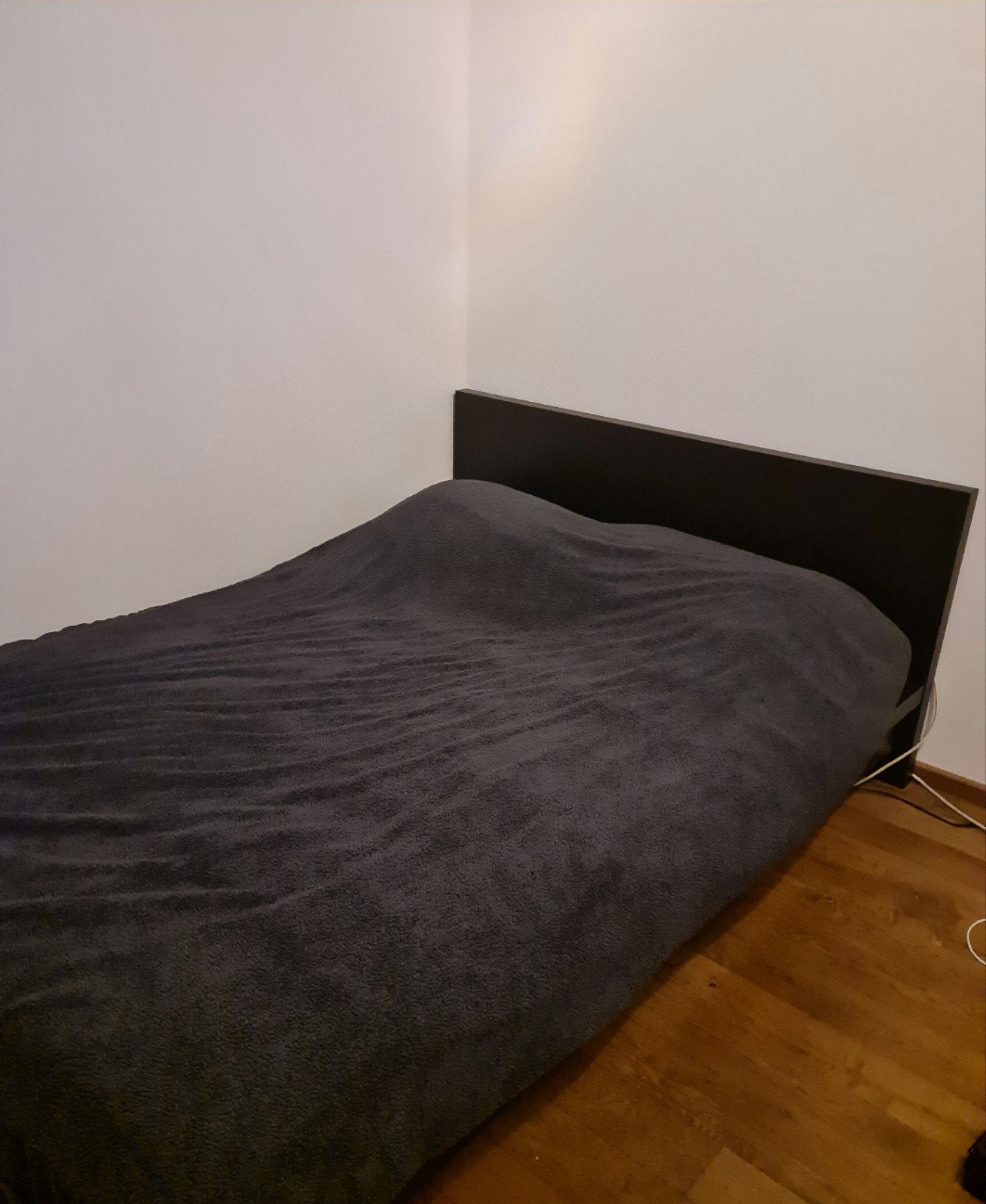 IKEA Malm bedframe 140x200 cm, zwartbruin, Huis en Inrichting, Slaapkamer | Bedden, Ophalen, Gebruikt, Zwart, Tweepersoons
