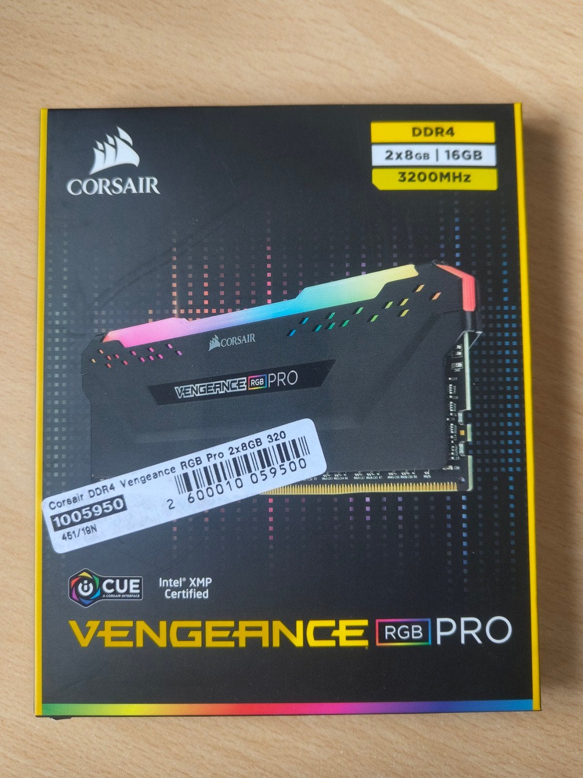 16GB DDR4 Corsair vengeance RGB pro ram kit, Computers en Software, RAM geheugen, Ophalen, DDR4, Zo goed als nieuw, Desktop