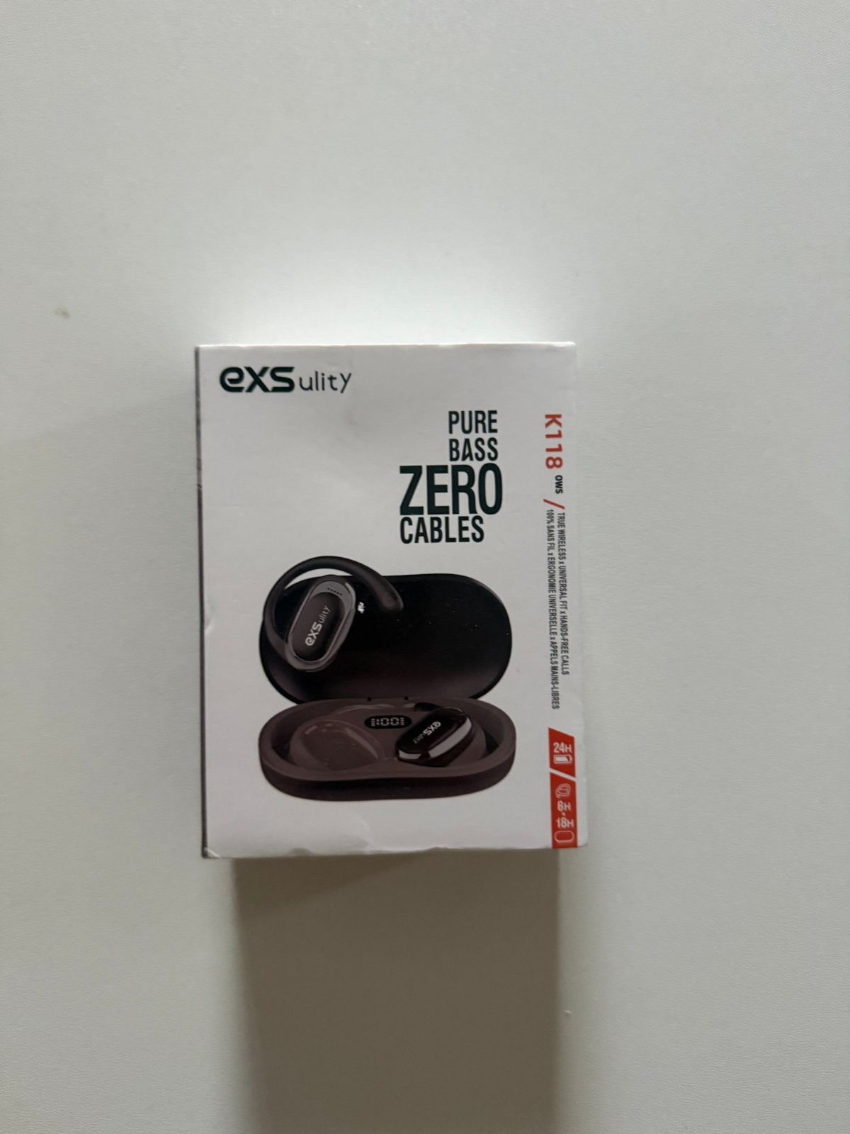 exsulity K118 OWS Bluetooth Oordopjes – Open Ear – Compleet, Ophalen of Verzenden, Zo goed als nieuw, Bluetooth