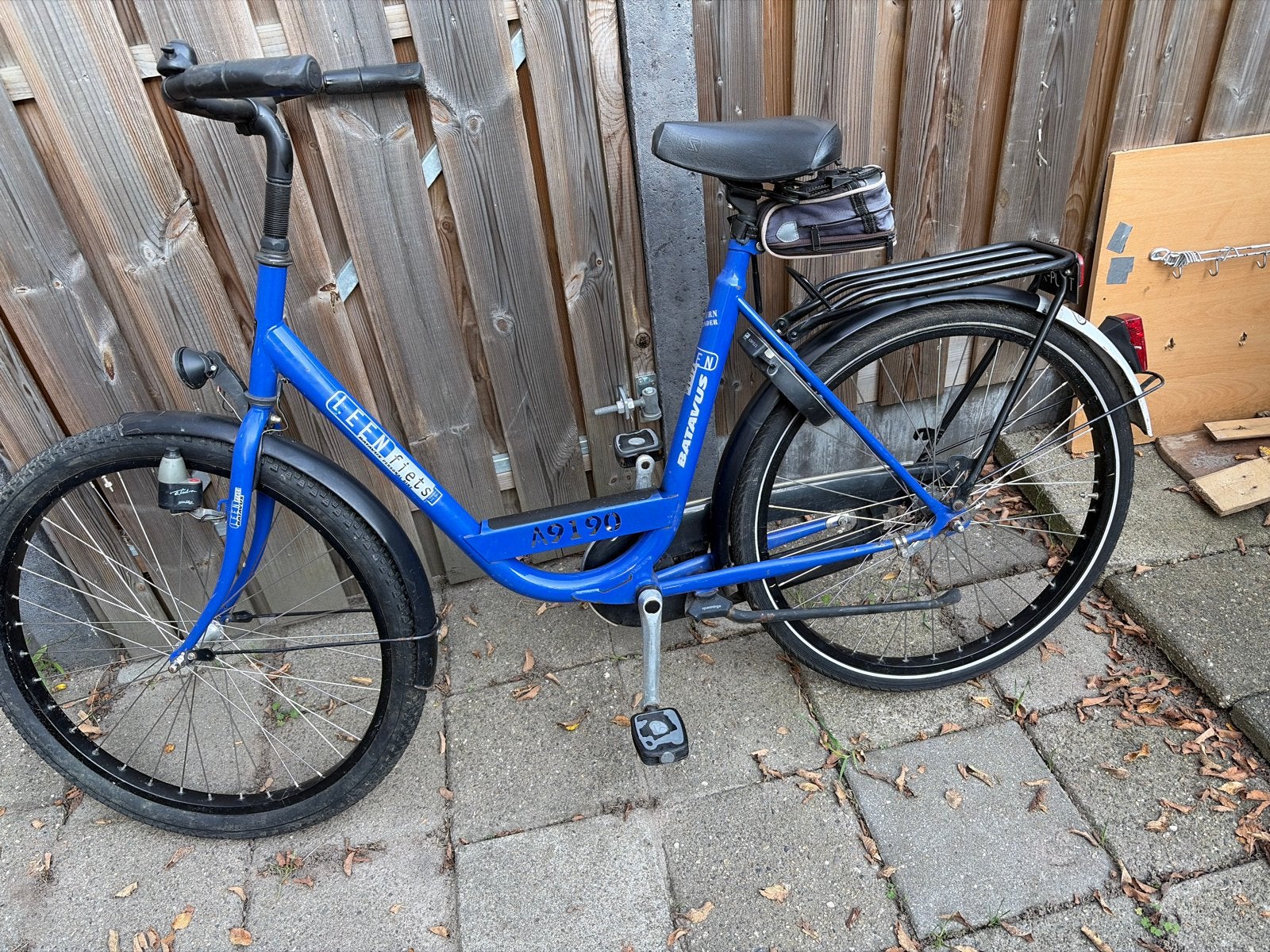 Batavus fiets - Blauw - Gebruikt, Ophalen, Gebruikt, Velgrem, Batavus