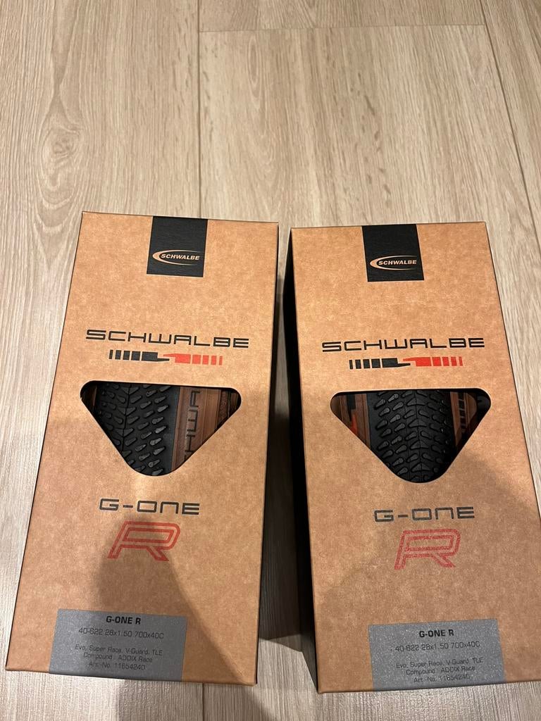 Nieuwe Schwalbe G-one R 40mm gravelbanden set (2x), Ophalen of Verzenden, Zo goed als nieuw