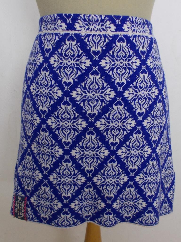 Fijn gebreid/viscose print rokje van Blutsgeschwister! S, Zo goed als nieuw, Maat 36 (S), Boven de knie, Verzenden