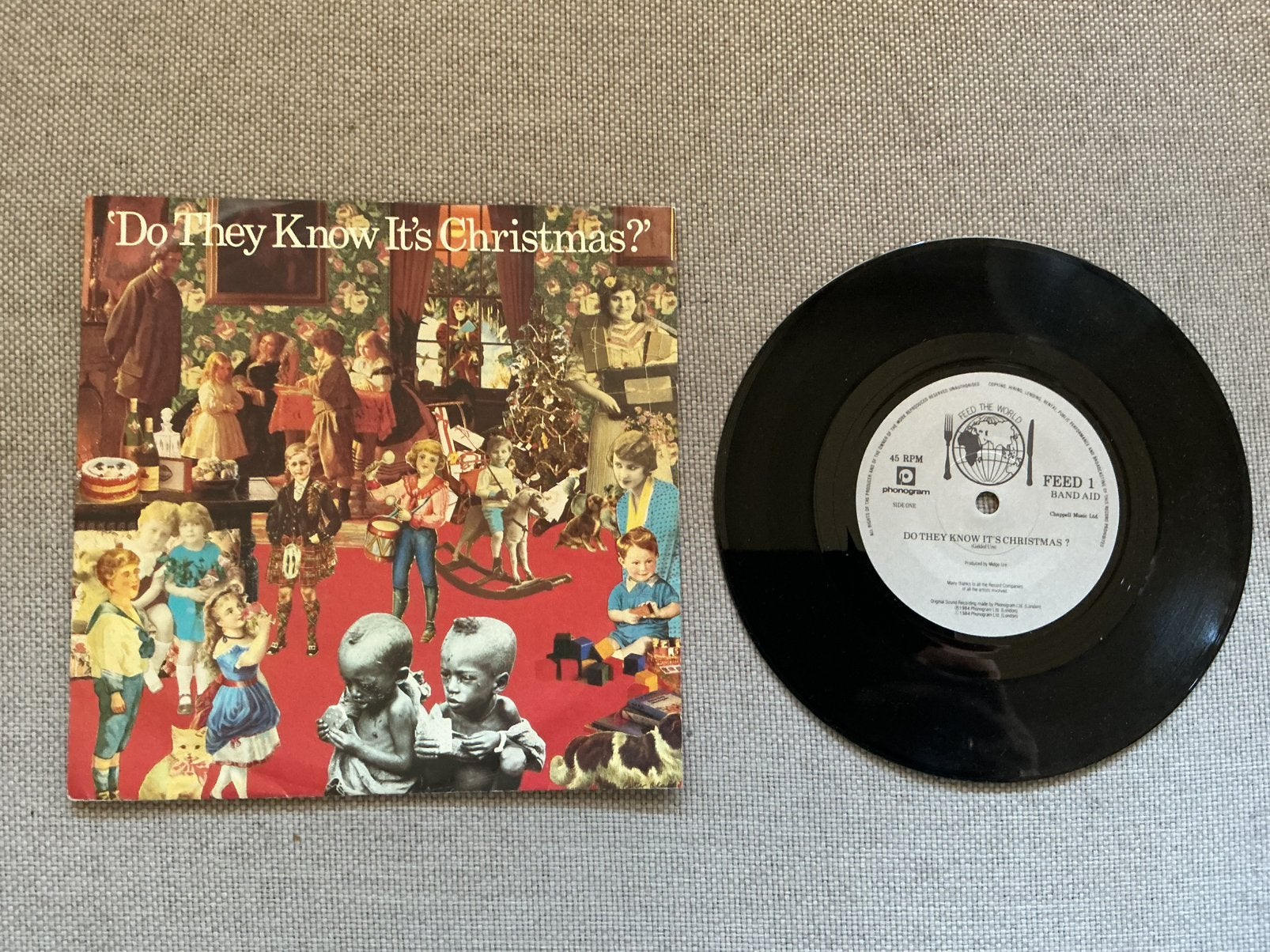 Band Aid single vinyl. Do they know it’s Christmas., Cd's en Dvd's, Vinyl Singles, Ophalen of Verzenden, Gebruikt, Pop