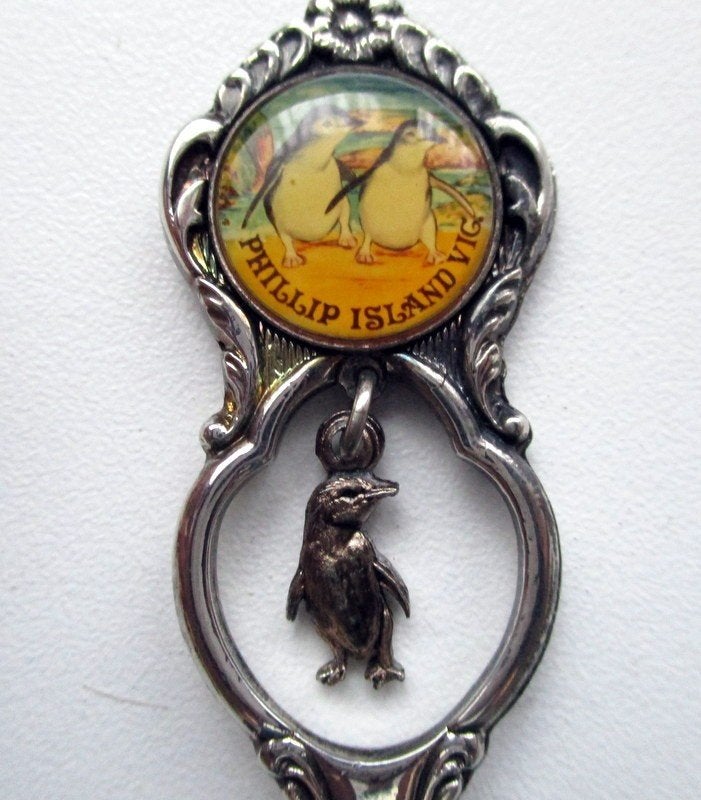 AUSTRALIË PHILIP ISLAND PINGUIN * Victoria* Verzilverd, Antiek en Kunst, Antiek | Bestek, Verzenden