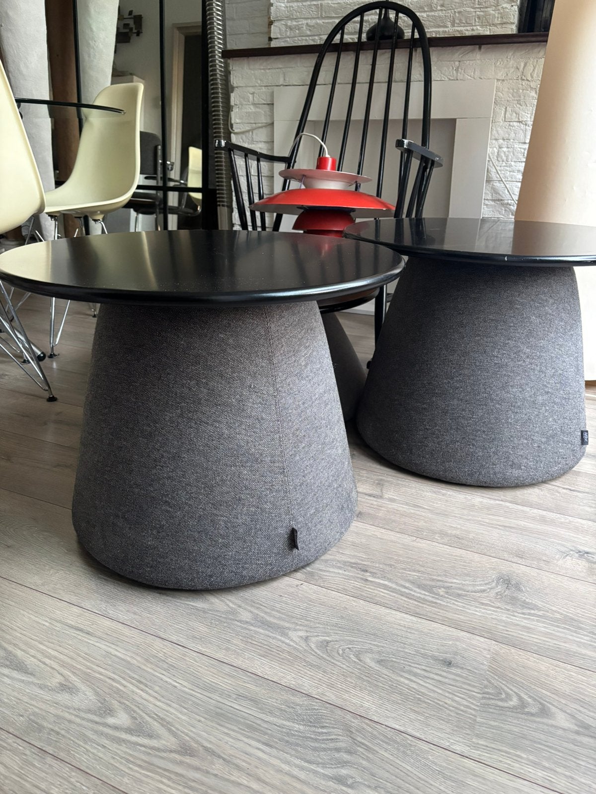 3 artifort terp tafels, Ophalen, Zo goed als nieuw, Rond, 50 tot 100 cm