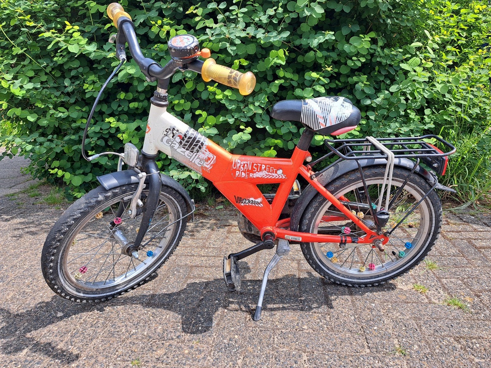 Gazelle Urban Streetrider 16 inch kinderfiets, Fietsen en Brommers, Fietsen | Kinderfietsjes, Ophalen, Terugtraprem, Gazelle, 16 tot 20 inch