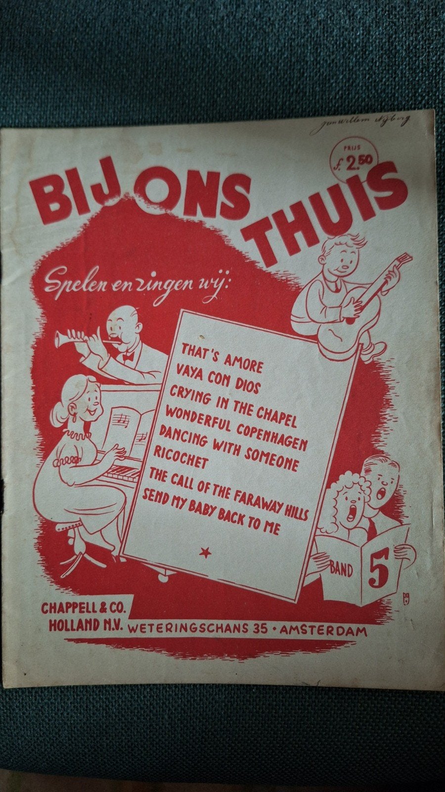 Chappel & co Bij Ons Thuis Band 5, Overige genres, Overige soorten, Ophalen of Verzenden, Zo goed als nieuw