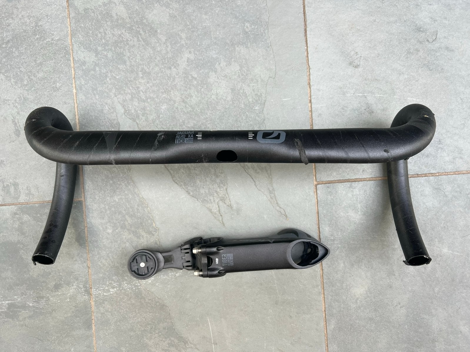 Most racefiets stuur alu. Met stuurpen en Garmin houder, Fietsen en Brommers, Ophalen of Verzenden, Zo goed als nieuw, Racefiets