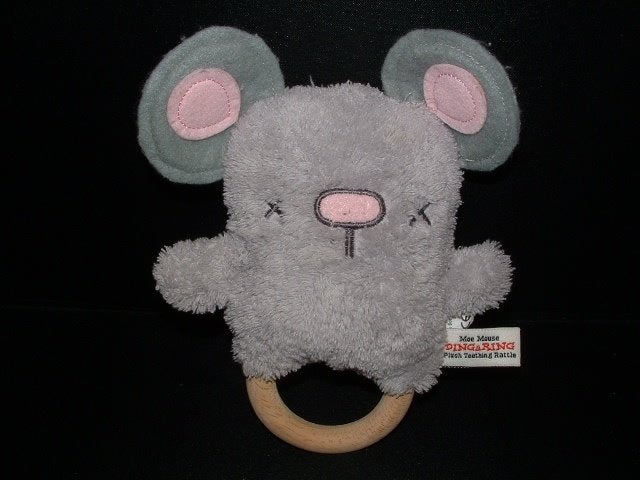 MOE MOUSE DINGARING TEETHING RATTLE BABY TOY, Verzenden, Nieuw, Overige typen