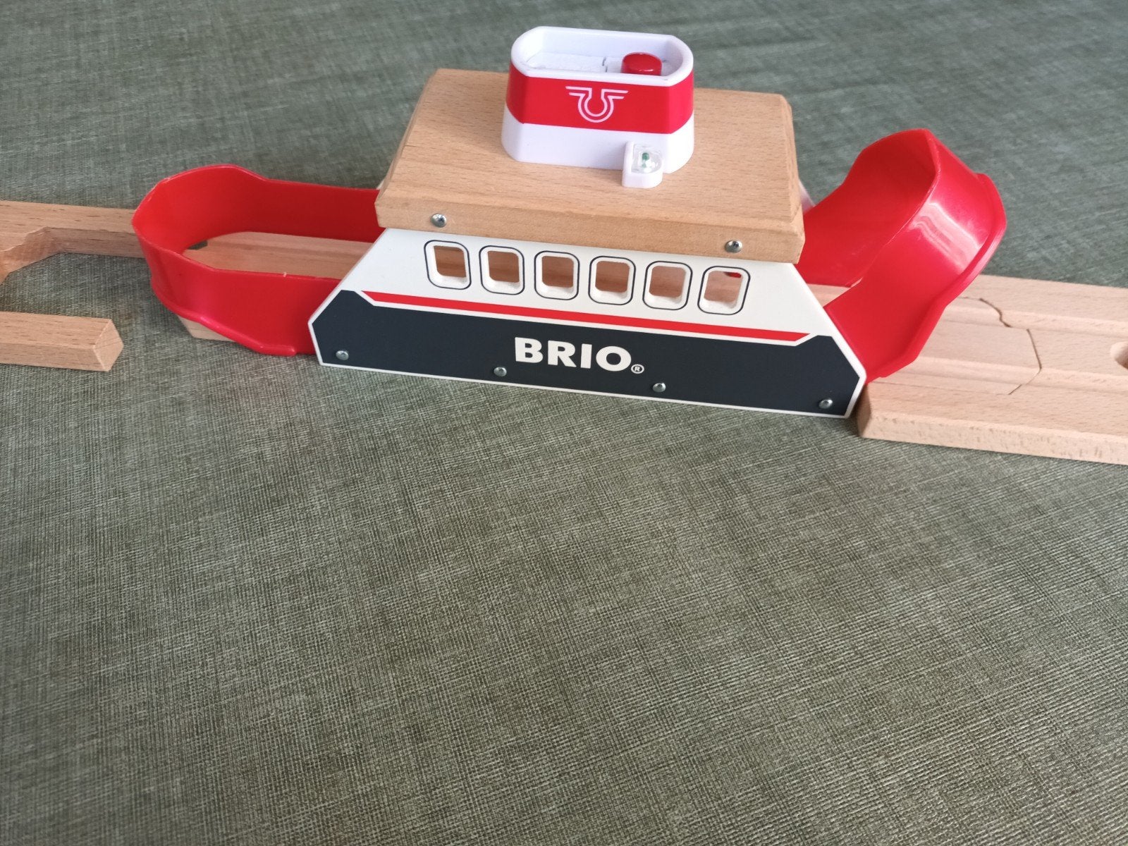 Brio Veerpont voor houten treinbaan ( Aldi+ Ikea compatibel), Ophalen of Verzenden, Zo goed als nieuw