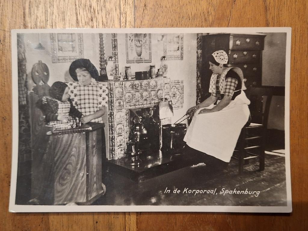 Fotokaart Spakenburg - In de Korporaal - 1951, Ophalen of Verzenden, 1940 tot 1960, Gelopen, Utrecht