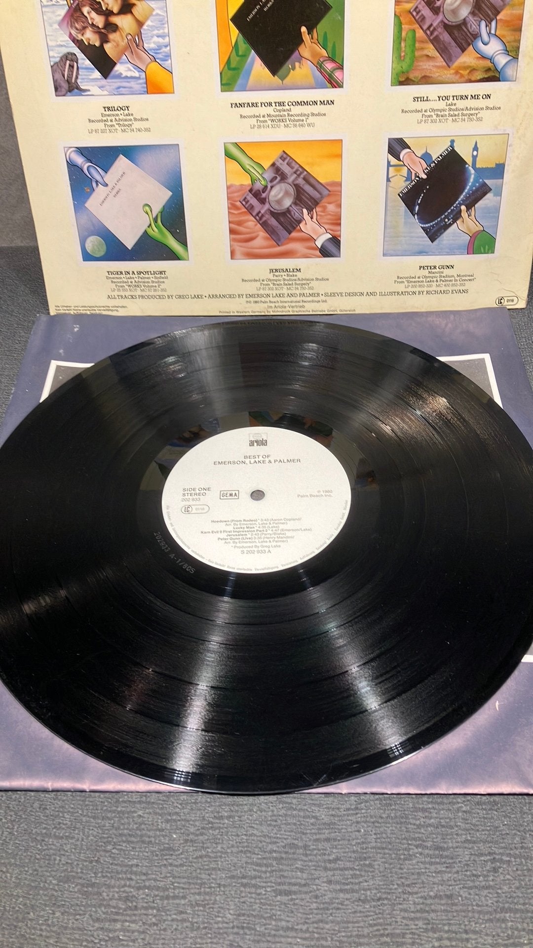 Emerson, Lake & Palmer — Best Of, Cd's en Dvd's, Vinyl | Rock, LP, Progressive Rock, Ophalen of Verzenden, Zo goed als nieuw