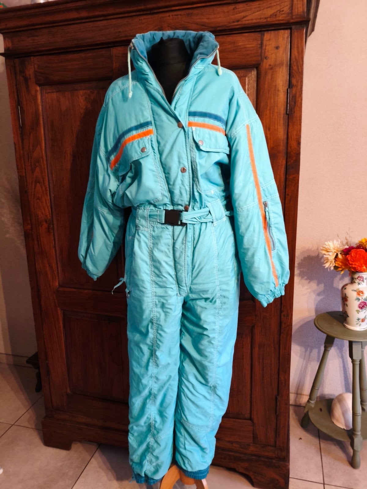 vintage skipak maat L, Ophalen of Verzenden, Gedragen, Maat 42/44 (L), Pak