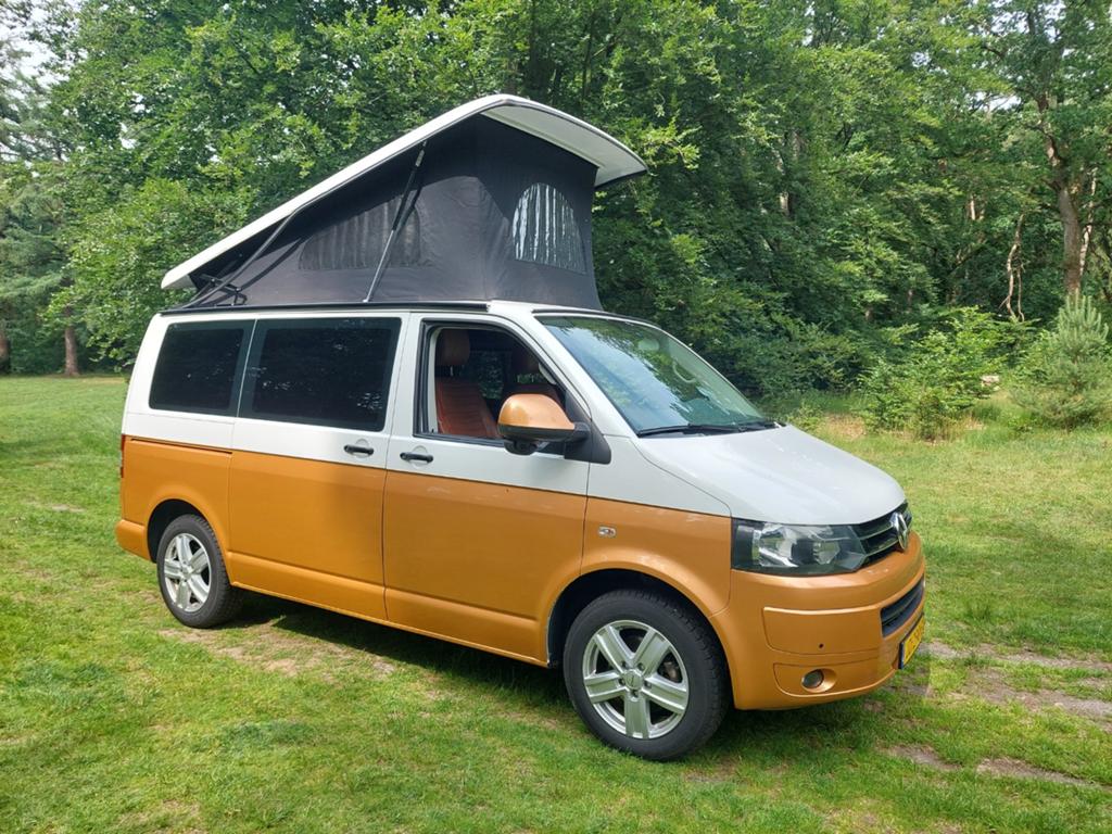 Buscamper Volkswagen T5, 2016, automaat, Automaat, Buscamper of Camperbus, Volkswagen, Tot en met 2