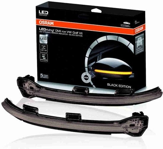 Osram dynamische spiegelknipperlichten VW Golf 7 en 7.5, Ophalen of Verzenden, Gebruikt, Volkswagen