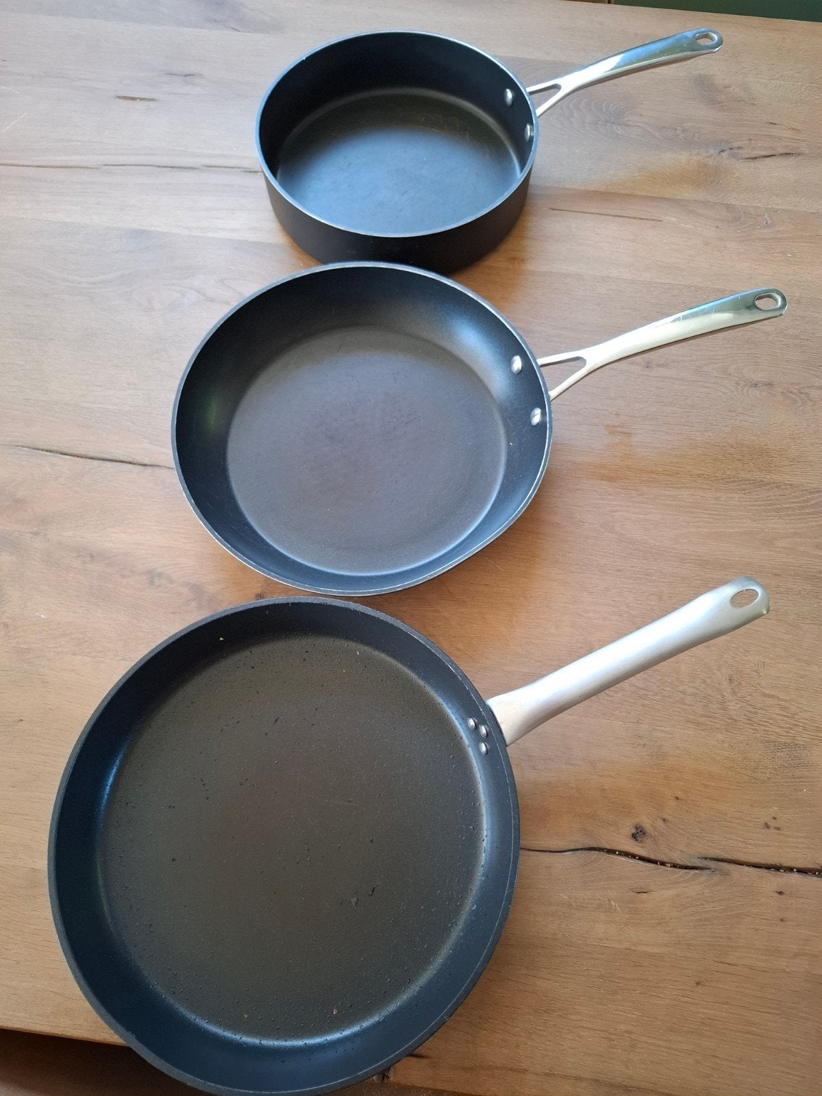 Brabantia Pannenset - 3 Pannen, Inductie Geschikt, Ophalen, Gebruikt, Pannenset, Rvs