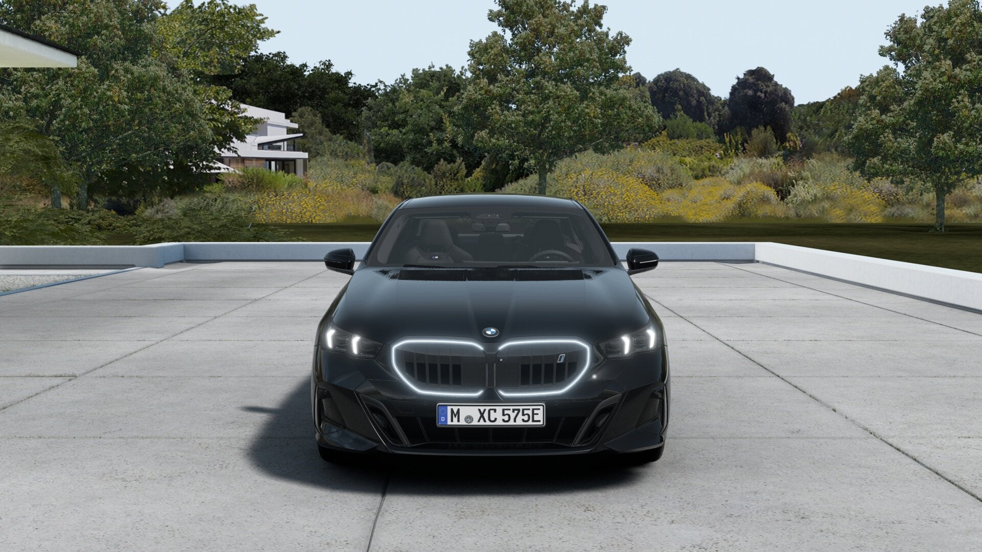 BMW i5 eDrive40 M Sport / Panoramadak / Trekhaak / Bowers &, Automaat, Achterwielaandrijving, Zwart, Zwart