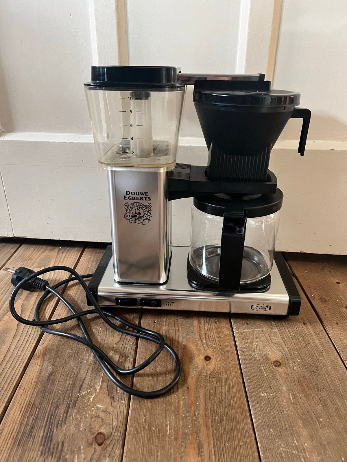 Douwe Egberts Moccamaster Koffiezetapparaat vinted, Gebruikt, 10 kopjes of meer, Koffiemachine, Gemalen koffie