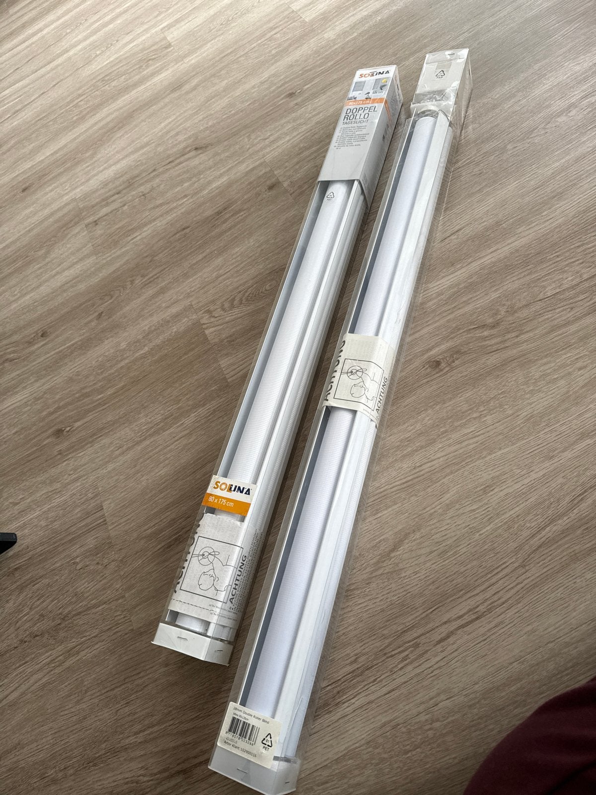 Nieuwe duo rolgordijnen 80x175 cm en 90x130 cm, Tuin en Terras, Zonneschermen, Ophalen, Overige typen, Nieuw, Minder dan 250 cm