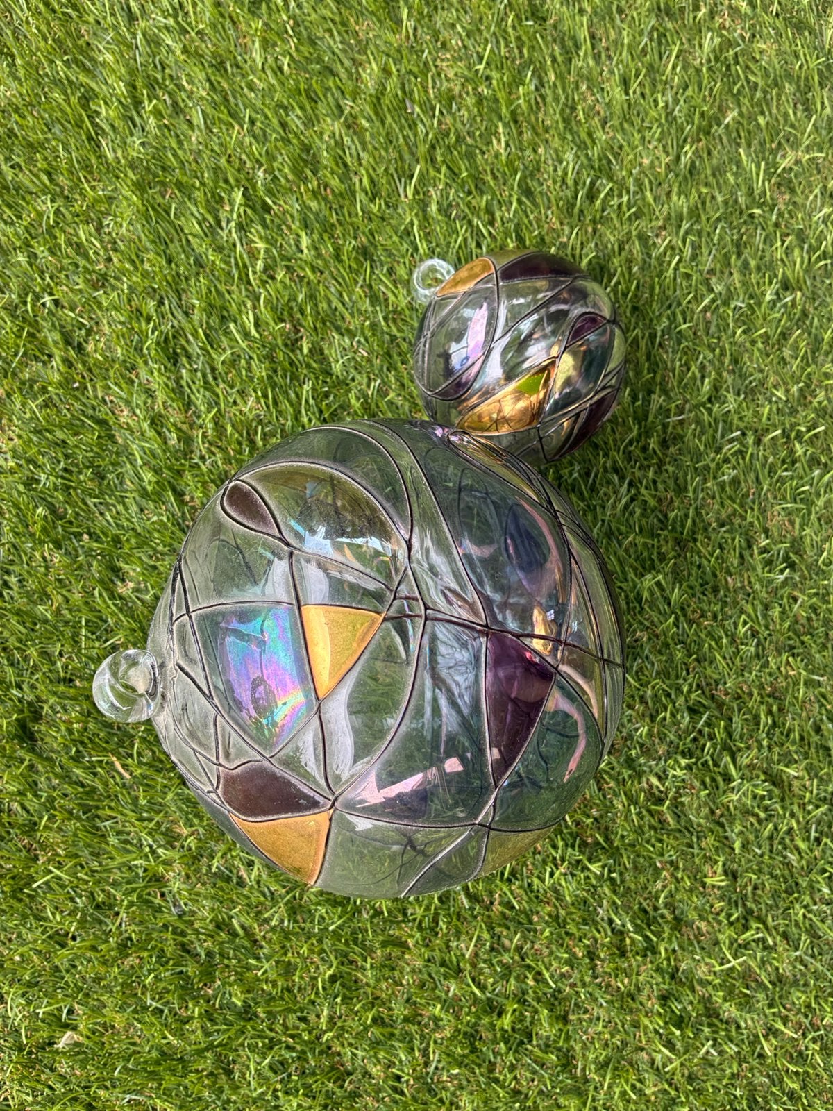 Glazen bollen, Antiek en Kunst, Ophalen of Verzenden