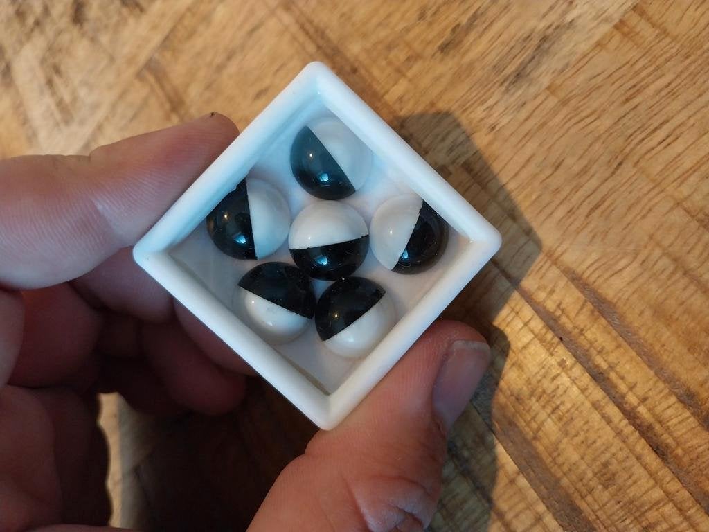Onyx agaat inlay cabochons, Ophalen of Verzenden