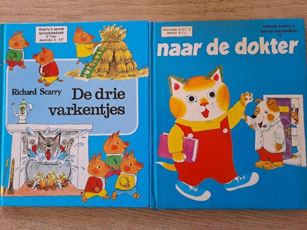 RICHARD SCARRY. 2 x. VOOR 6 -7 JAAR, Boeken, Gelezen, Fictie algemeen, Ophalen of Verzenden, Richard Scarry
