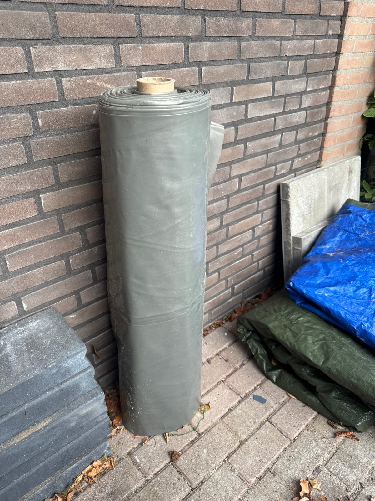 Isolatiefolie luchtdoorlatend PE-folie regeneraat - ca. 75m², Ophalen, Gebruikt, 15 m² of meer, Folie