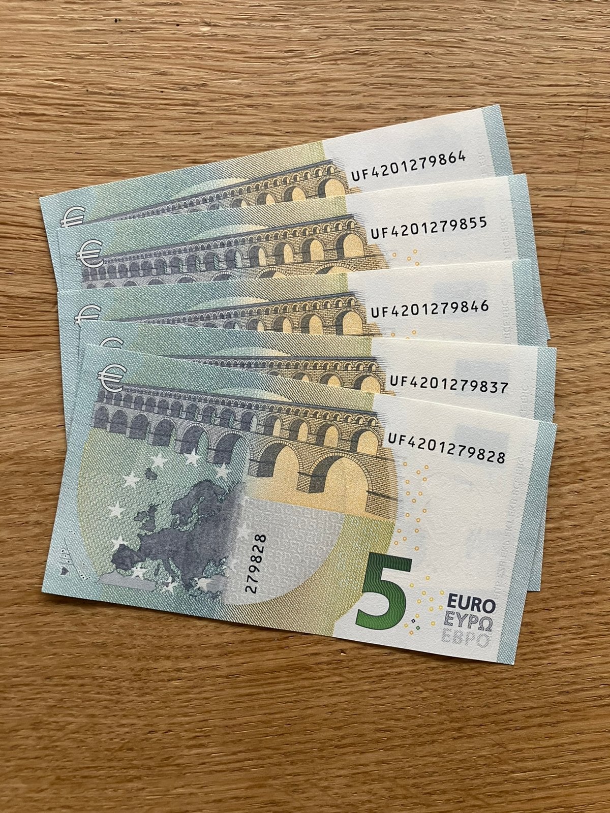 5x Lagarde - Frankrijk (UF) - ATM Frech, Postzegels en Munten, Ophalen of Verzenden, Frankrijk, 5 euro, Setje