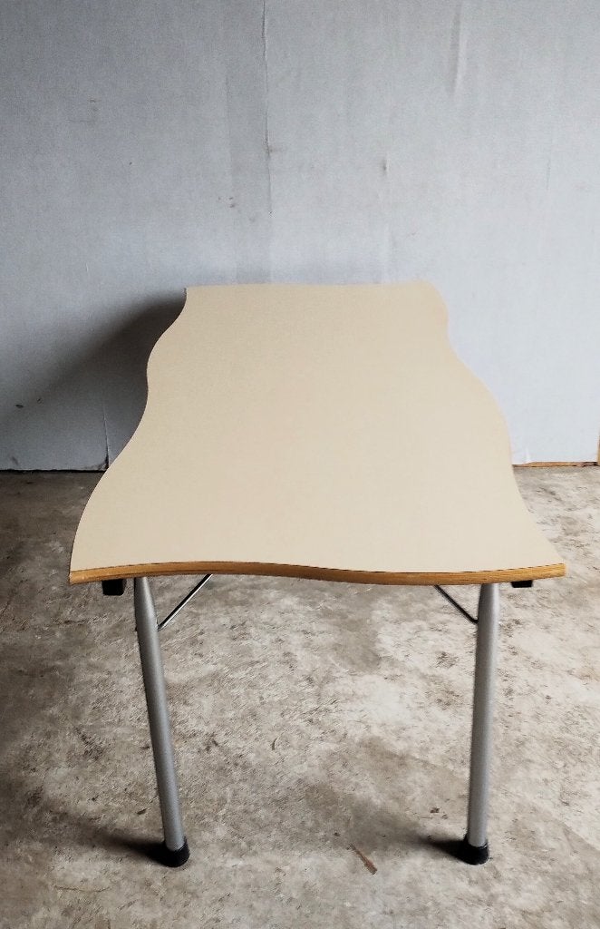 Klaptafel kantinetafel vergadertafel design Artifort, Ophalen, Gebruikt, 50 tot 100 cm, Vijf personen of meer