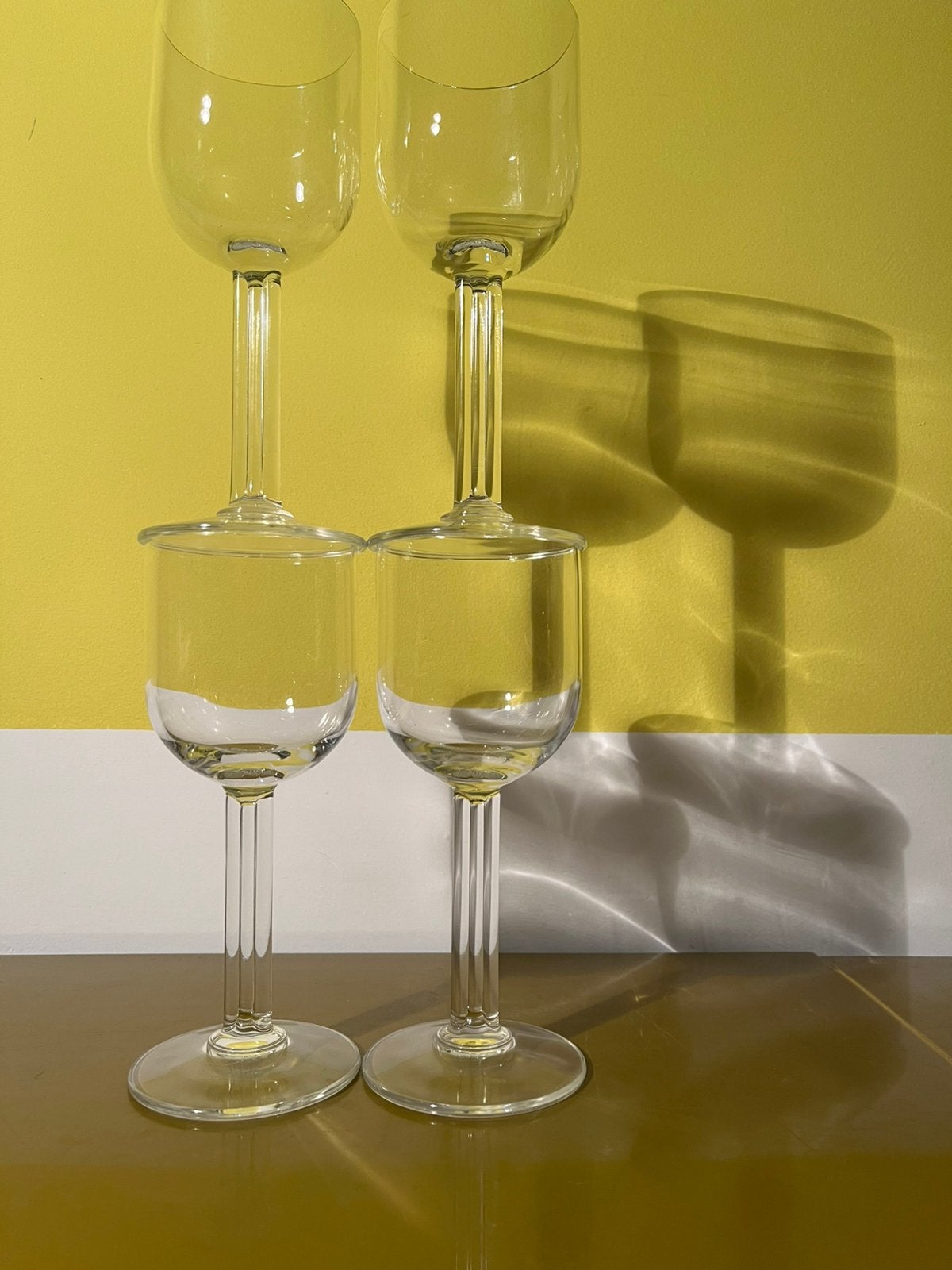LUIGI BORMIOLI. —  KRISTALLEN GLAZEN., Verzamelen, Glas en Borrelglaasjes, Ophalen of Verzenden, Zo goed als nieuw, Overige typen