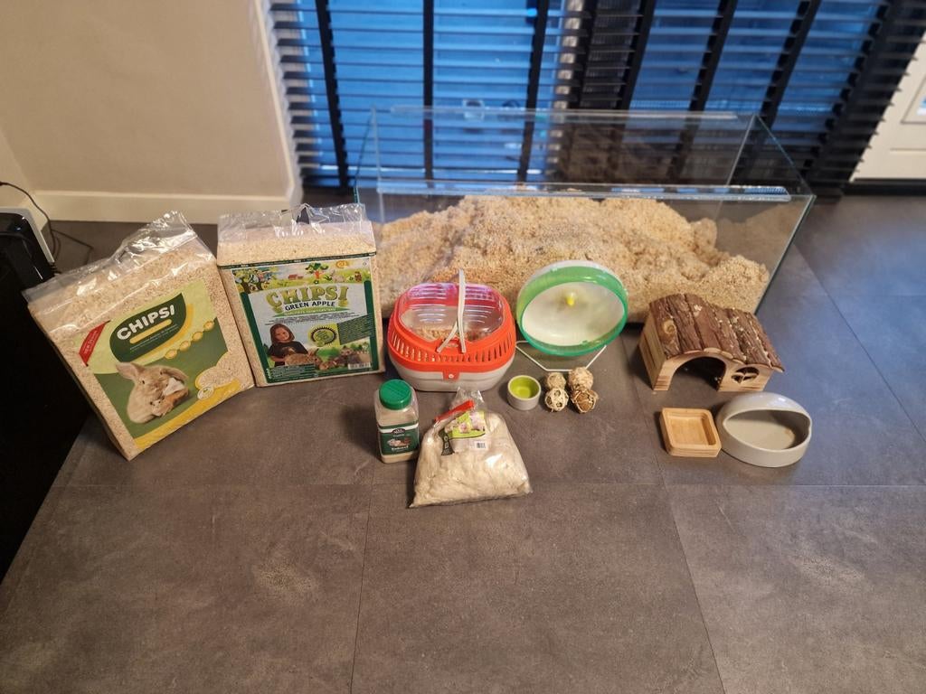 Hamster kooi / Hamster hok / terrarium, Dieren en Toebehoren, Minder dan 75 cm, Ophalen, Minder dan 60 cm, Hok